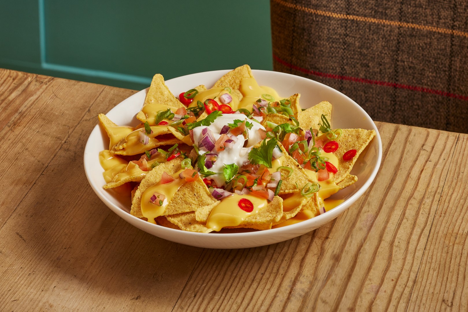 Cookhouse + Pub Loaded Nachos With cheese, red chillis, tomato salsa and reduced-fat soured cream