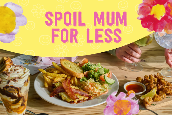 food at cookhiuse and pub for a mothers day meal